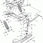 X951660 440 XCR SP Front suspension and ski 440 xcr sp x951660