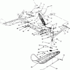 0952061 WIDE TRAK GT Front suspension and ski widetrak gt 0952061 and  ...