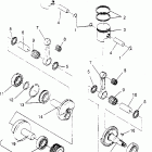 0950443 SPORT Piston and crankshaft sport 0950443, sport touring...