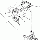 0952574 500 SKS Brake assembly  500 efi 0952774, efi sks 0952574, ...