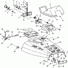 0941660 440 XCR SP Hood assembly 440 xcr sp 0941660