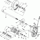 0940869 RXL TOURING Drive train assembly rxl 0940768 and rxl touring 0...