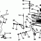 0941667 600 XCR Oil tank / air box assembly 600 xcr 0941667