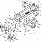 0942061 WIDE TRAK GT Tunnel assembly widetrak gt 0942061