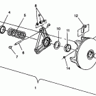0943133 LITE GT Drive clutch assembly lite gt 0943133 and starlite...