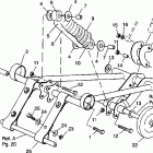 0941760 440 XCR Front torque arm assembly 440 xcr 0941760