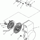 0941667 600 XCR Recoil starter assembly 600 xcr 0941667