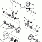 0942061 WIDE TRAK GT Piston and crankshaft widetrak gt 0942061