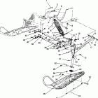 0942064 WIDE TRAK LX Front suspension and ski widetrak lx 0942064