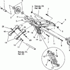 0940869 RXL TOURING Front torque arm assembly rxl touring 0940869