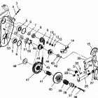 0940869 RXL TOURING Chaincase assembly rxl touring 0940869