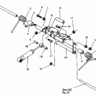 0942064 WIDE TRAK LX Rear torque arm assembly widetrak lx 0942064