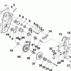0940761 TRAIL Chaincase assembly