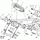 0940869 RXL TOURING Front torque arm assembly rxl 0940768
