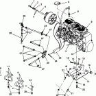 0941667 600 XCR Engine mounting 600 xcr 0941667