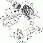 E942774 EURO 500 EFI Engine mounting 500 efi 0942774 and  efi sks 09425...