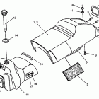 0941660 440 XCR SP Seat and gas tank assembly 440 xcr sp 0941660