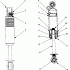 0940869 RXL TOURING Fox shock, gas