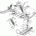 0941760 440 XCR Front suspension and ski 440 xcr 0941760