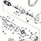 0942875 CLASSIC TOURING Starting motor classic 0942865 and  classic tourin...