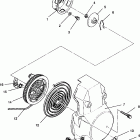 0941660 440 XCR SP Recoil starter assembly 440 xcr sp 0941660
