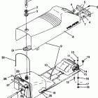 0942774 500 EFI Seat and gas tank assembly 500 efi 0942774 and efi...