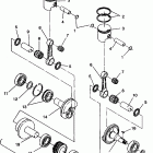 E942875 EURO CLASSIC TOURING Piston and crankshaft classic e942865 and  classic...