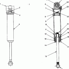 E940767 EURO XLT Fox shock, gas