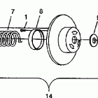 E940767 EURO XLT Driven clutch assembly xlt e940767,  xlt sp e94066...