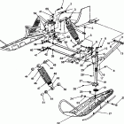 0941667 600 XCR Front suspension and ski 600 xcr 0941667