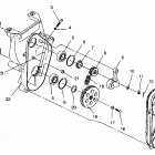 0940869 RXL TOURING Chaincase assembly rxl 0940768