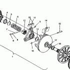 E940869 EURO RXL TOURING Drive clutch assembly rxl touring e940869