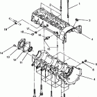 E940869 EURO RXL TOURING Crankcase assembly rxl touring e940869