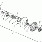 0940582 STORM SKS Driven clutch assembly storm 0940782 and storm sks...