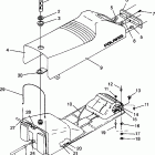 0941760 440 XCR Seat and gas tank assembly 440 xcr 0941760
