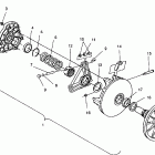 0941760 440 XCR Drive clutch assembly 440 xcr 0941760