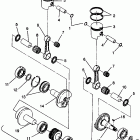 0942774 500 EFI Piston and crankshaft 500 efi 0942774 and efi sks ...