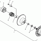 0940443 SPORT Driven clutch assembly sport 0940443 and sport sks...