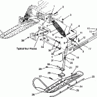 E943133 EURO LITE GT Front suspension and ski lite gt e943133