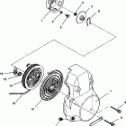 0942774 500 EFI Recoil starter assembly 500 efi 0942774 and efi sk...