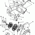 E940262 EURO TRAIL DELUXE Blower housing & recoil starter assembly trail del...