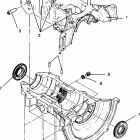 0940443 SPORT Crankcase assembly sport 0940443 and sport sks 094...