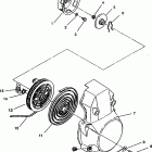 E942560 EURU 440 SKS Recoil starter assembly 440 e942760 and 440 sks e9...