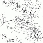 0940869 RXL TOURING Hood assembly rxl 0940768 and rxl touring 0940869