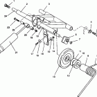 0942774 500 EFI Rear torque arm 500 efi 0942774 and efi sks 094257...