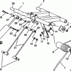 0941667 600 XCR Rear torque arm assembly 600 xcr 0941667