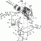 0942875 CLASSIC TOURING Engine mounting classic 0942865