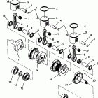 0941667 600 XCR Piston and crankshaft 600 xcr 0941667