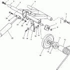 0940869 RXL TOURING Rear torque arm assembly rxl touring 0940869