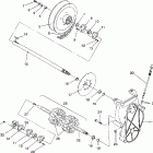 440 XCR - 0931760 Drive train assembly 440 xcr  /  0931760